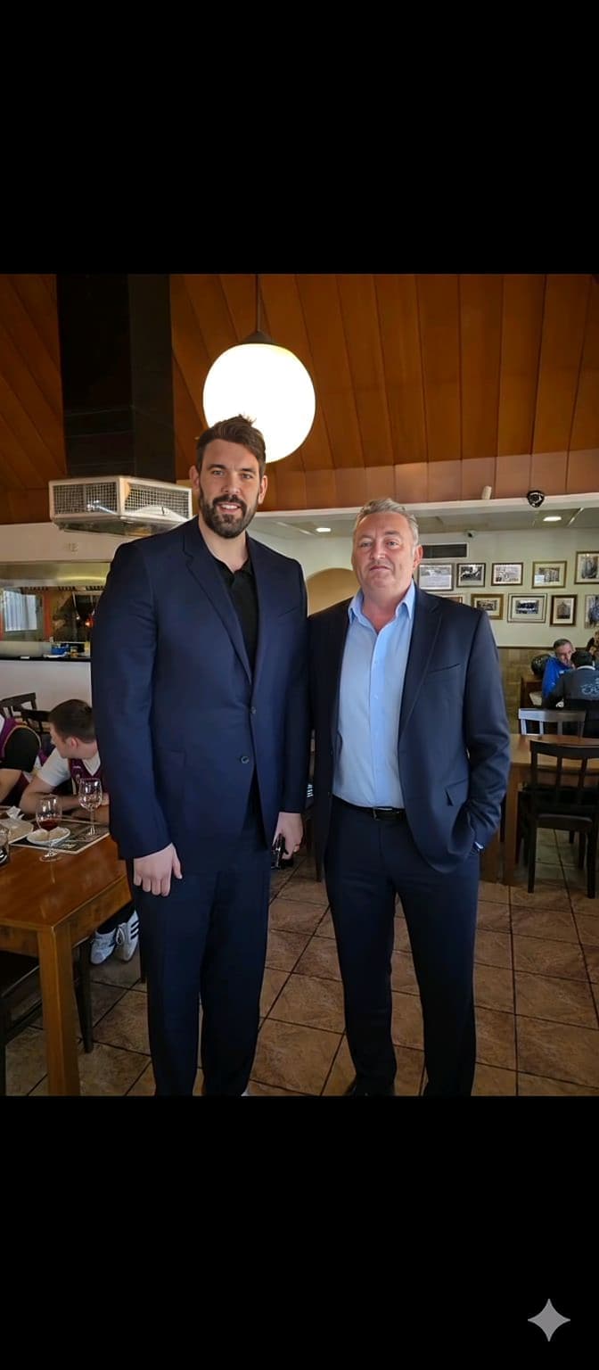 Marc Gasol al restaurant Cal Benito de Lleida
