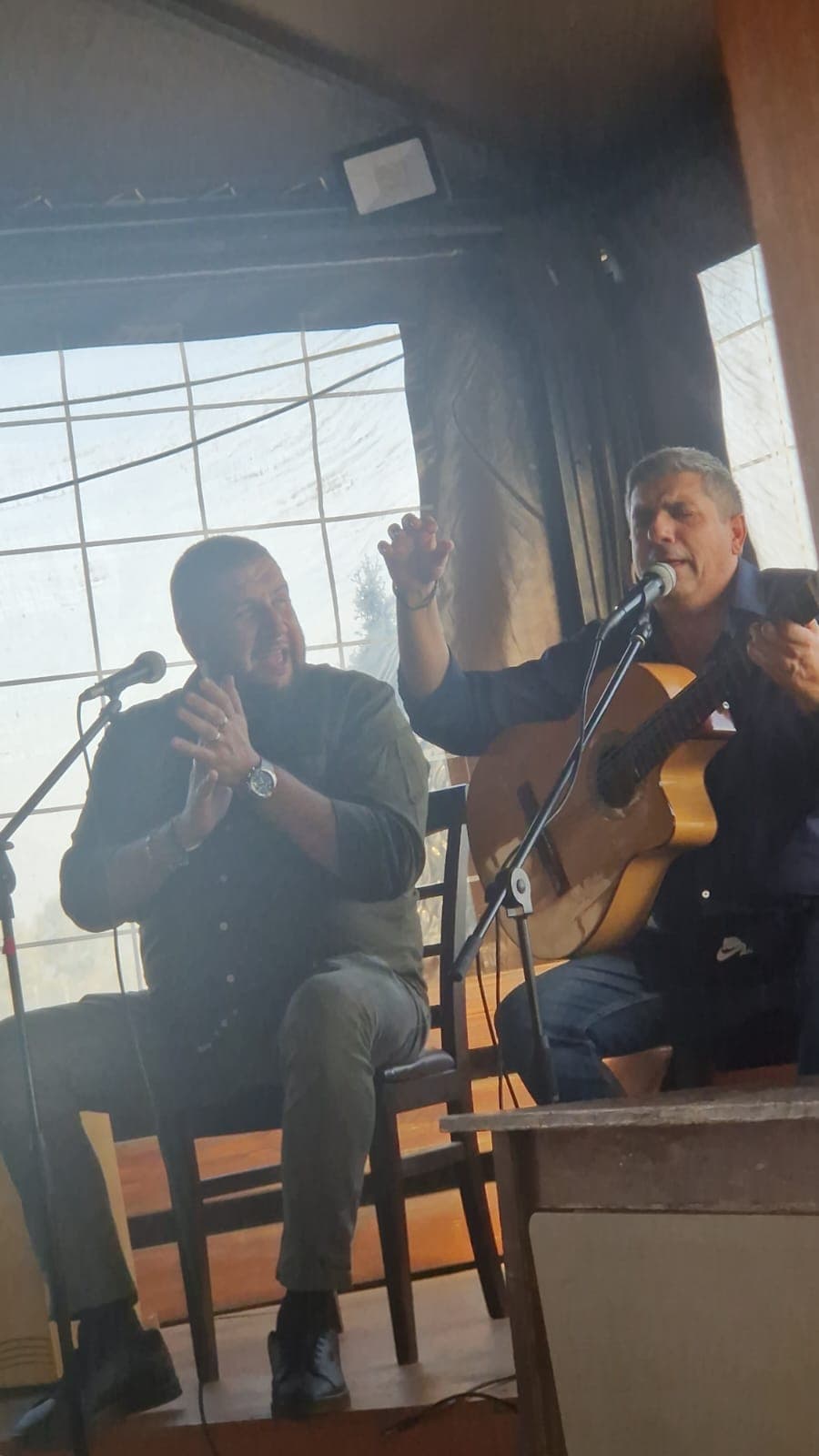 Miliu Calabuch, rumbero, cantant al restaurant Cal Benito de Lleida