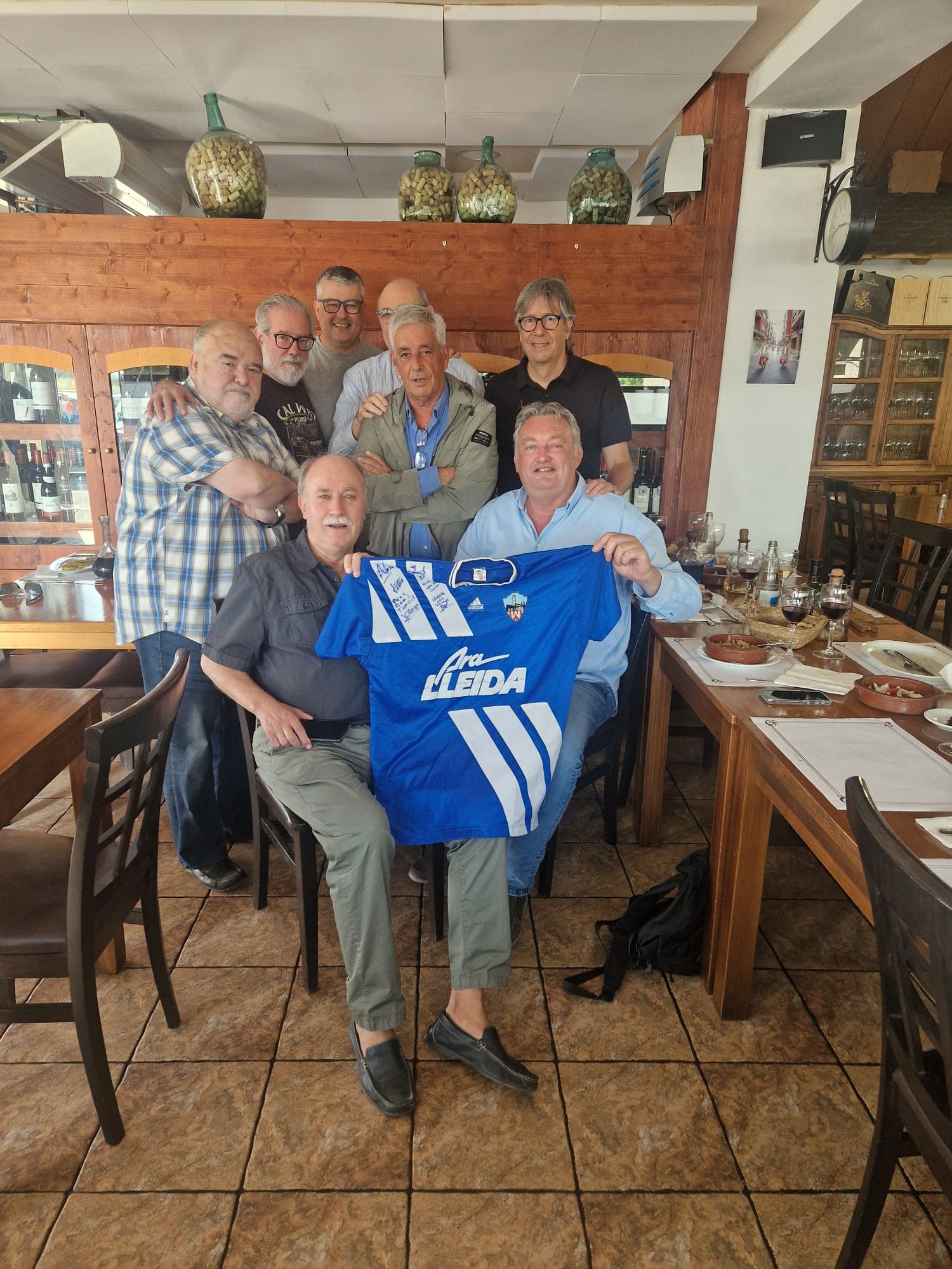 Periodistes de Lleida al restaurant Cal Benito
